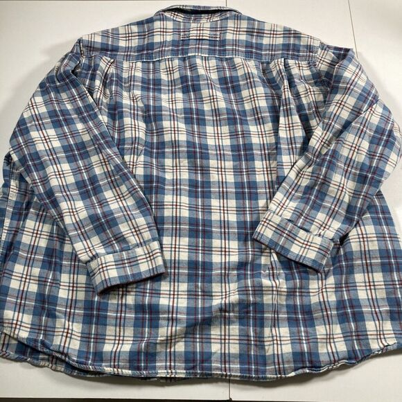 Duluth‎ Trading Shirt Flannel Shirt 4XL Plaid Free Swingin Outdoor Lumberjack - Picture 6 of 9
